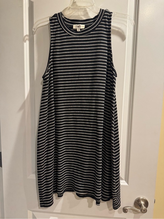 Hayden Los Angeles Dresses & Skirts - Mossimo Black & White Striped Sleeveless Mini Dress
